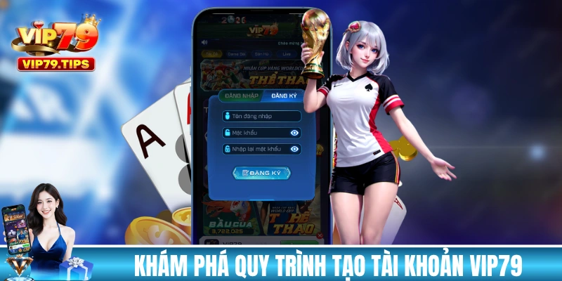 Khám phá quy trình tạo tài khoản hội viên VIP79
