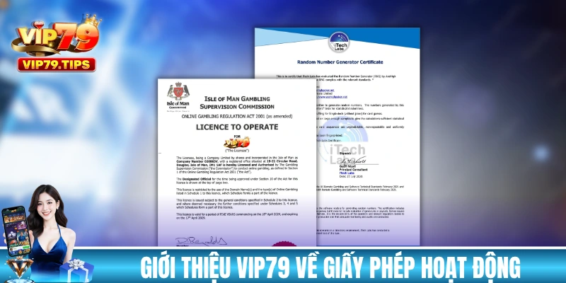 Giới thiệu VIP79 về văn bản hoạt động từ Isle of Man