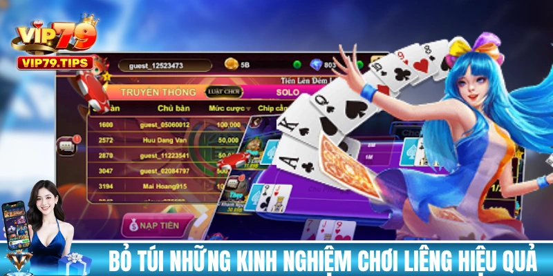 Bỏ túi những kinh nghiệm chơi Liêng hiệu quả
