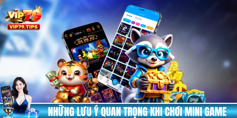 Những lưu ý quan trọng khi chơi mini game tại VIP79